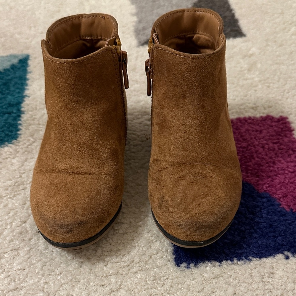 Cat & Jack Tan Ankle Boots